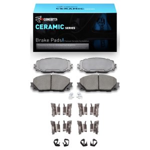 Scion iQ Brake Pads - Front - R1 Concepts - Ceramic - `06-`19